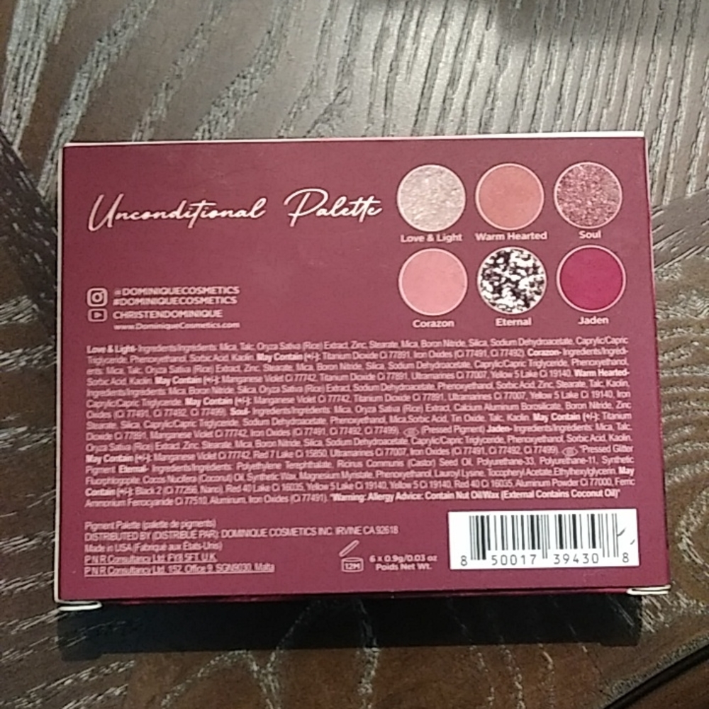 New Dominique Cosmetics Unconditional Eyeshadow Palette. - Picture 9 of 15